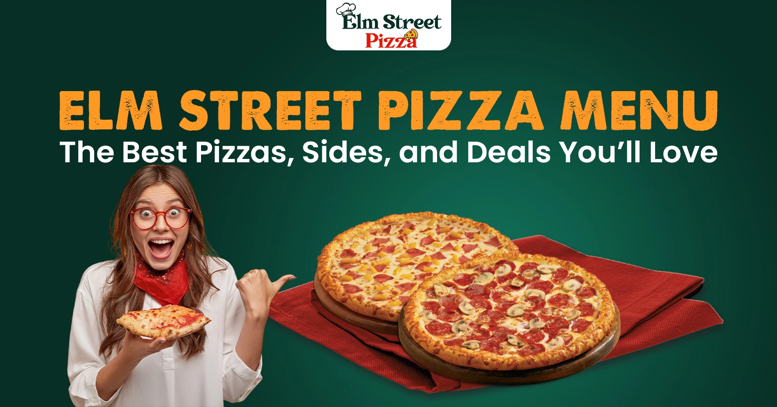 elm street pizza menu